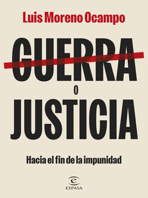 cover image of Guerra o justicia